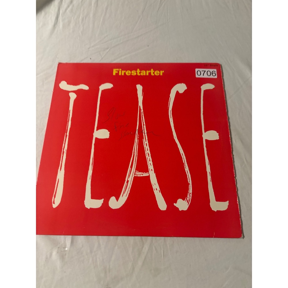 Tease Firestarter 12" Vinyl Single 1986 Epic Records R&B Funk Baby Be Mine